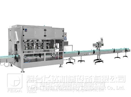 小包裝食用油灌裝過(guò)程