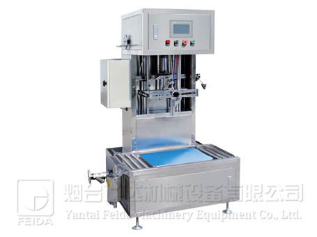 單頭稱(chēng)重式食用油灌裝機(jī)