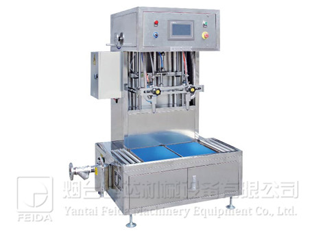 雙頭稱(chēng)重式食用油灌裝機(jī)