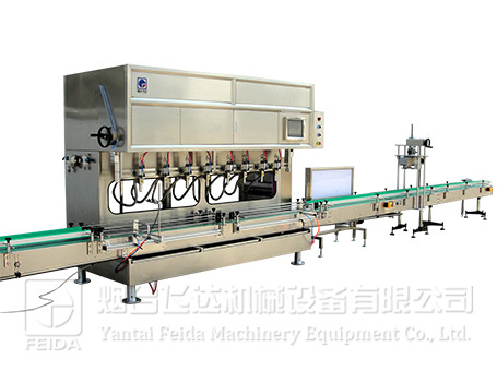 全自動(dòng)流量計(jì)式食用油灌裝機(jī)